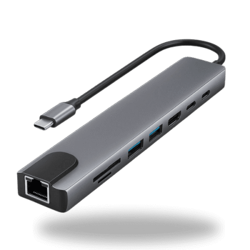 6 محوّل USB-C متعدد المنافذ