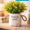 Pot à fleurs jaunes / وعاء نباتات صفراء