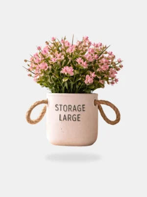 Pot à fleurs roses / وعاء نباتات وردية